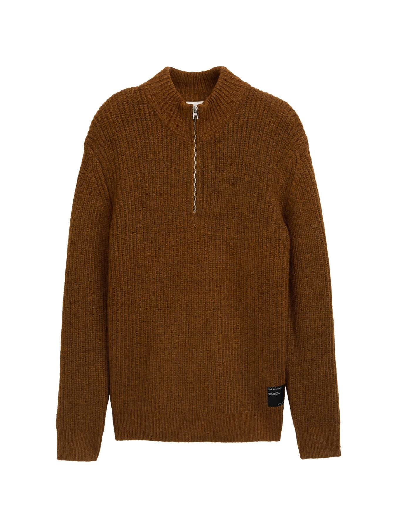 Cosy Troyer Strickpullover mit Reißverschluss