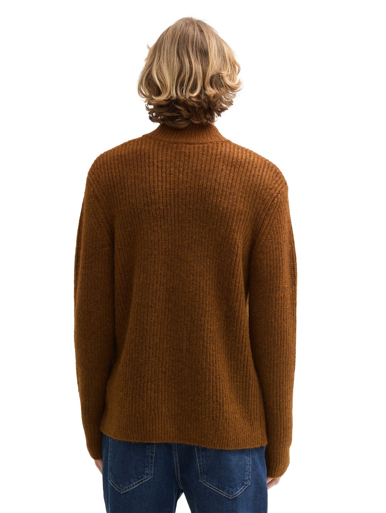 Cosy Troyer Strickpullover mit Reißverschluss