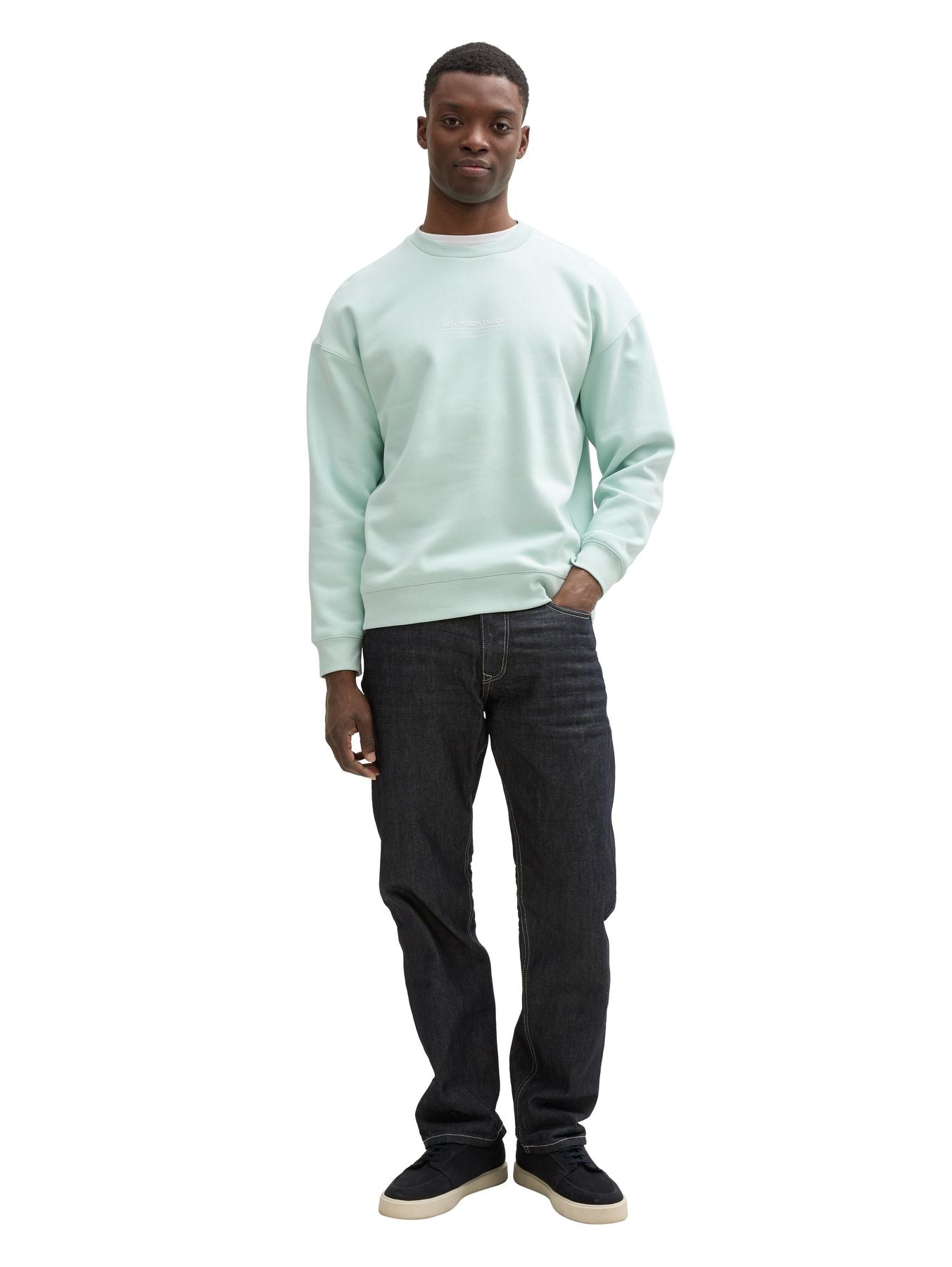 Relaxed Sweatshirt mit Logo-Print