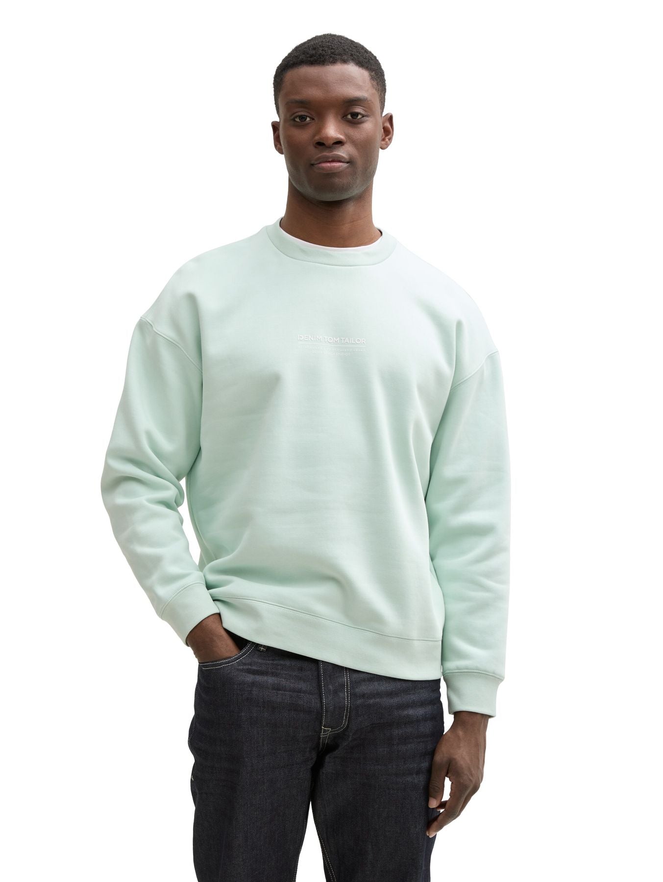 Relaxed Sweatshirt mit Logo-Print