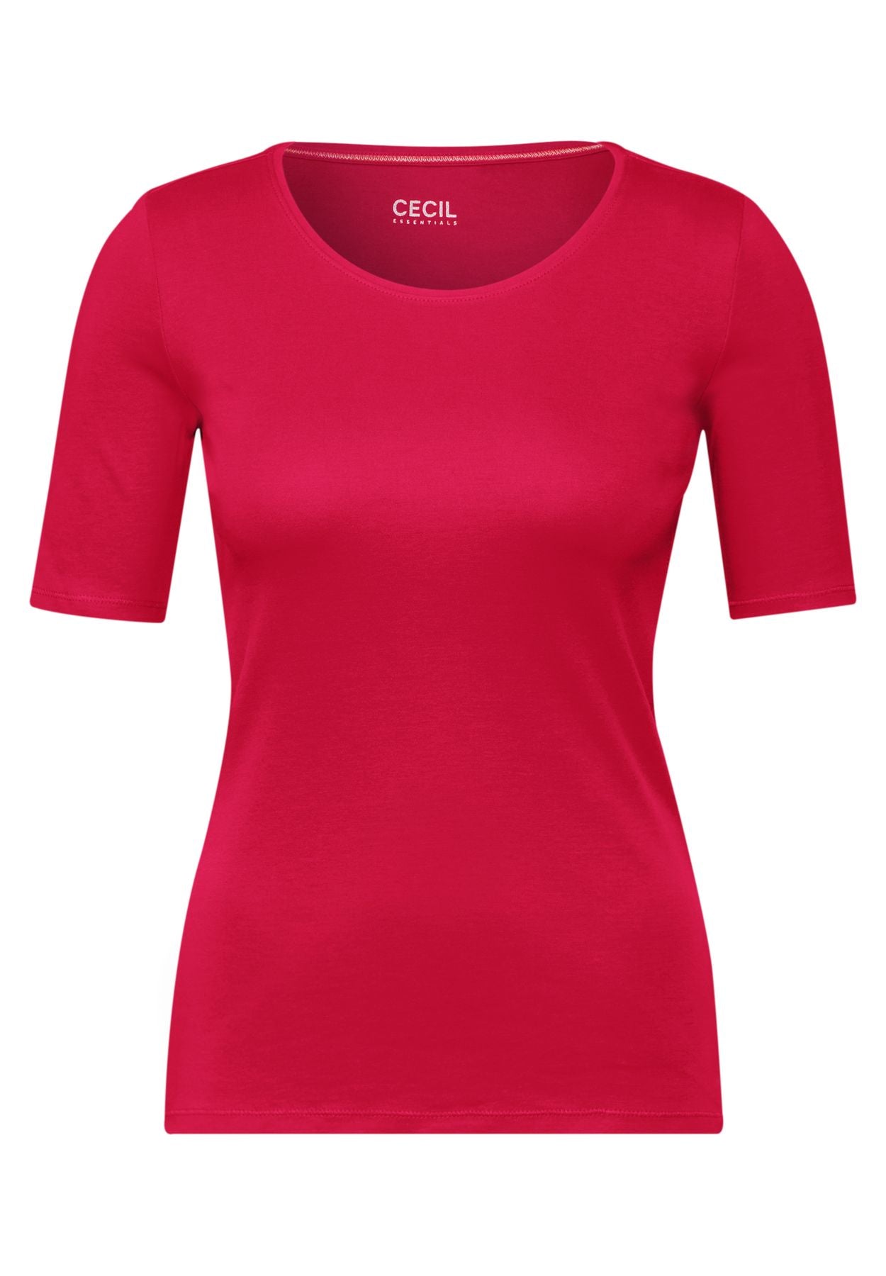 T-Shirt in Unifarbe