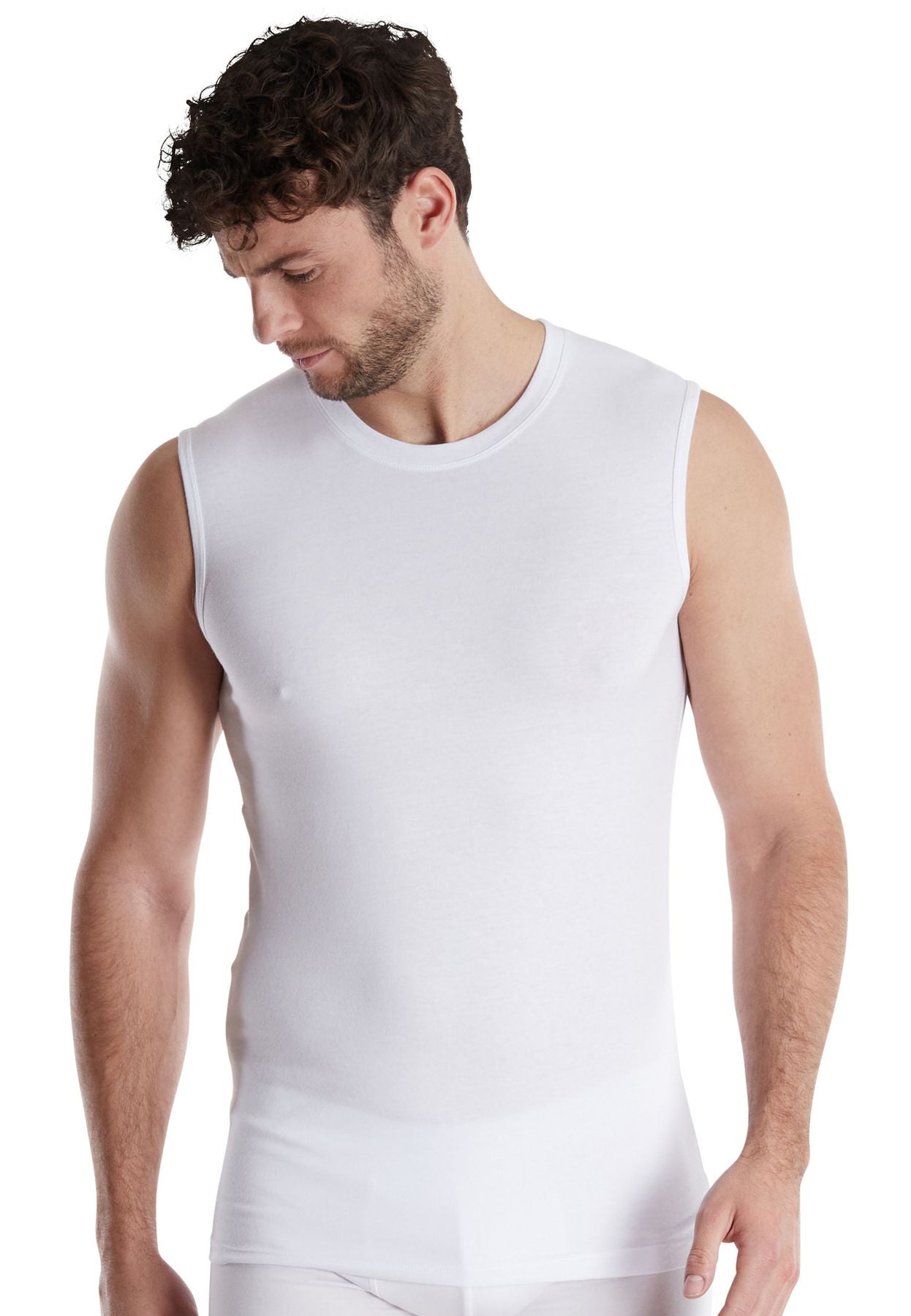 GÖTZBURG Herren Tank-Top uni 1er Pack