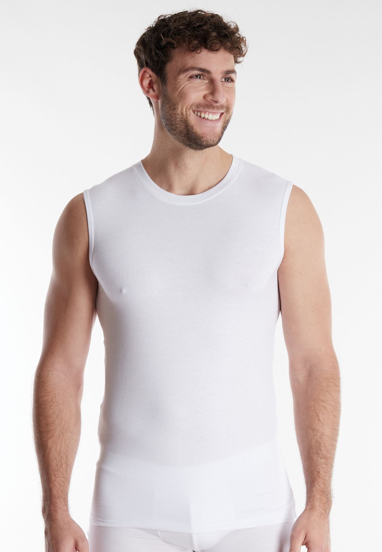 GÖTZBURG Herren Tank-Top uni 1er Pack