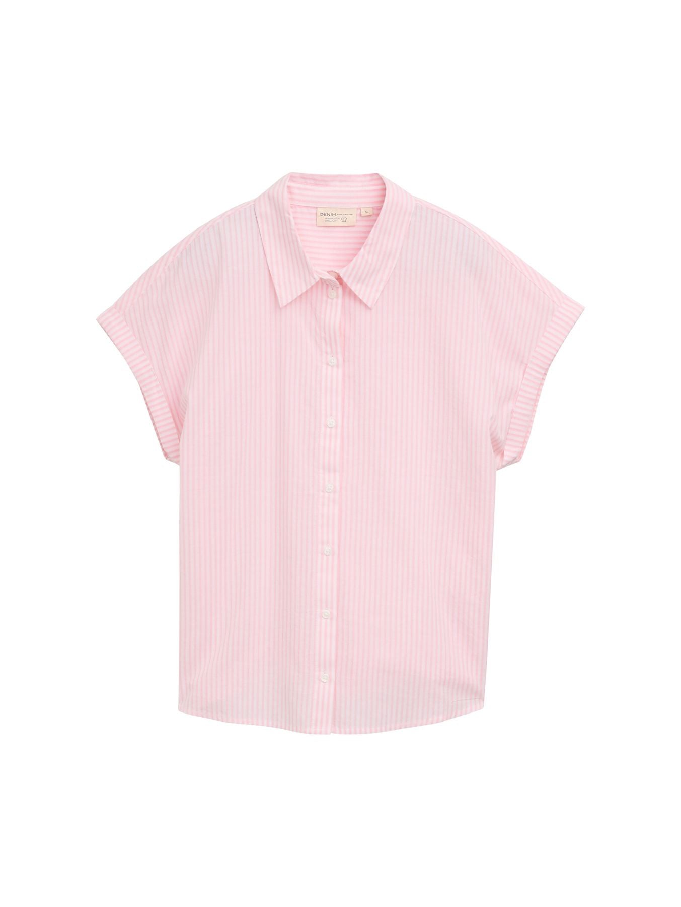 Loose Fit Bluse mit Streifenmuster