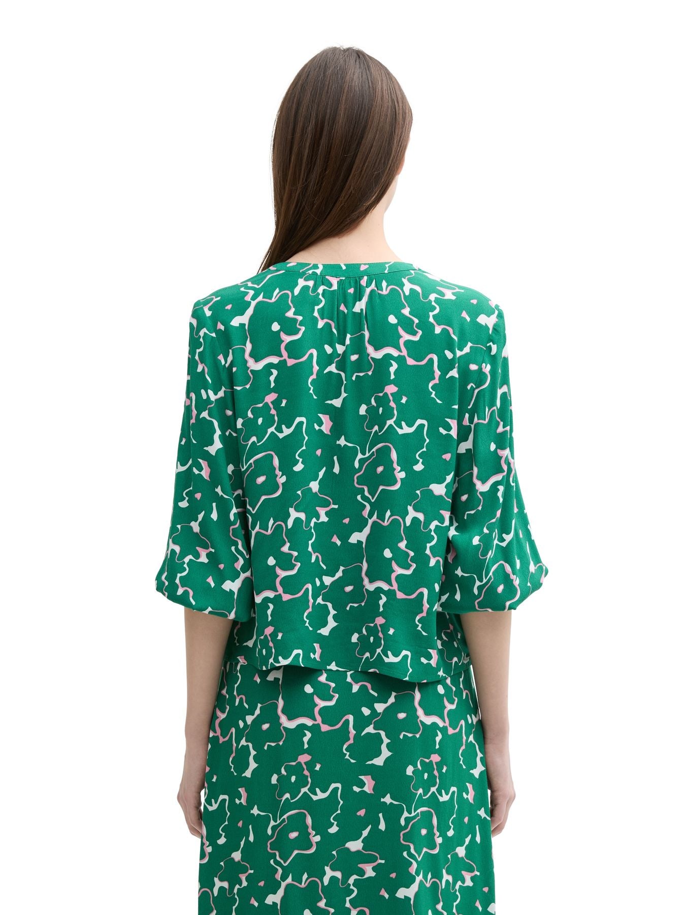 Loose Fit Bluse aus Viskose