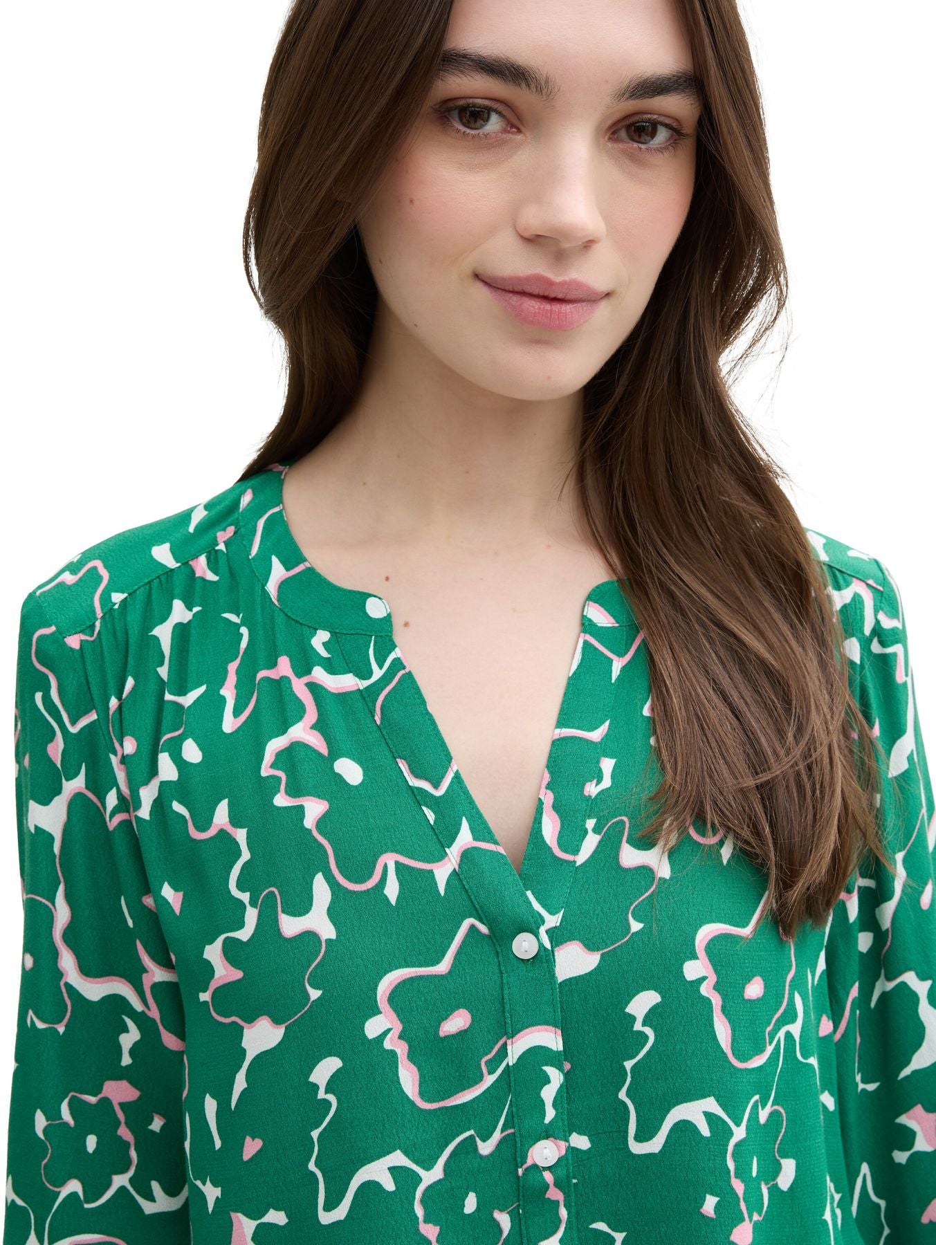 Loose Fit Bluse aus Viskose