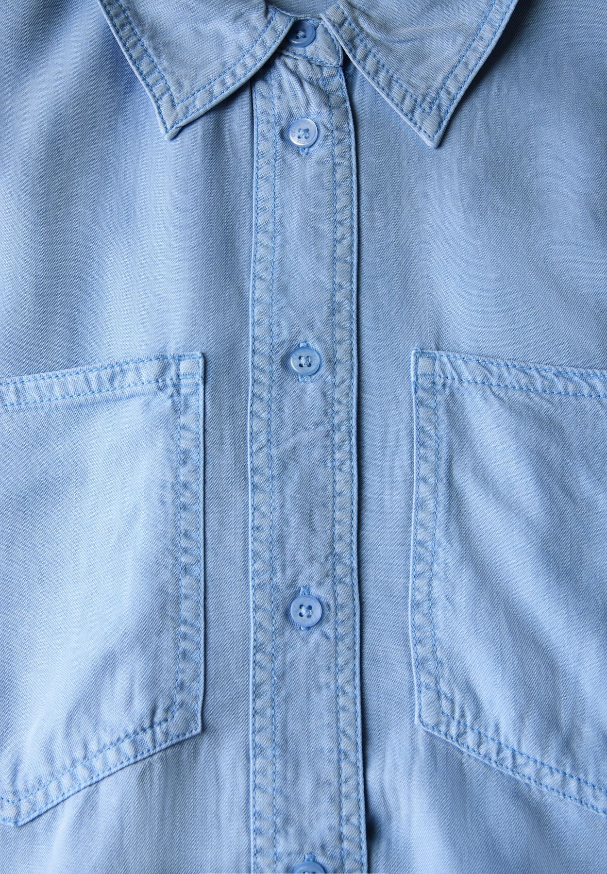 Bluse im Washed-Look