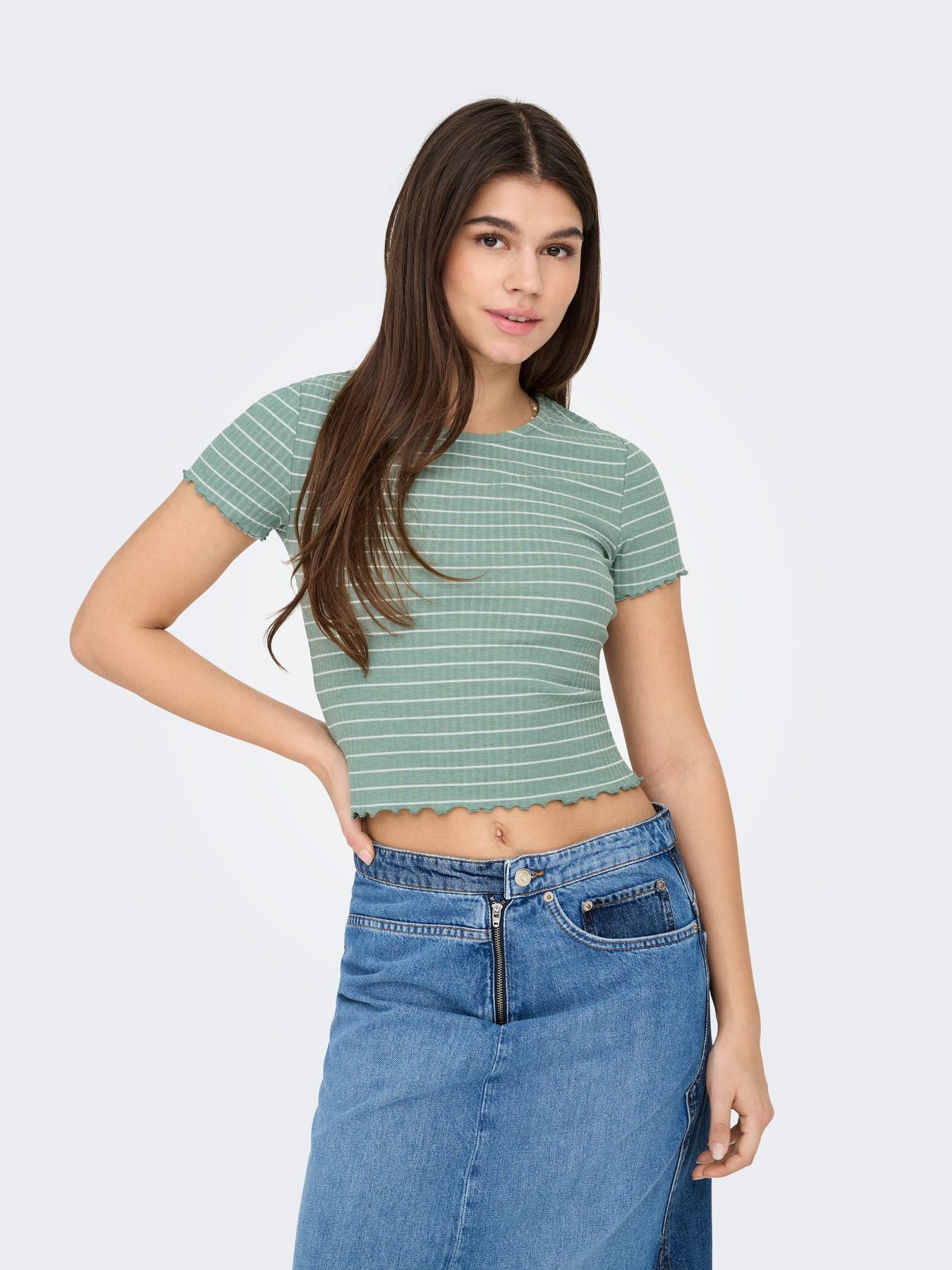 ONLEMMA STRIPE S/S TOP JRS