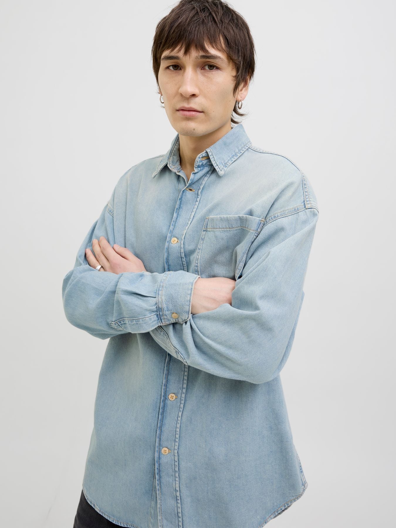 JORSANTORINI DENIM SHIRT LS SN
