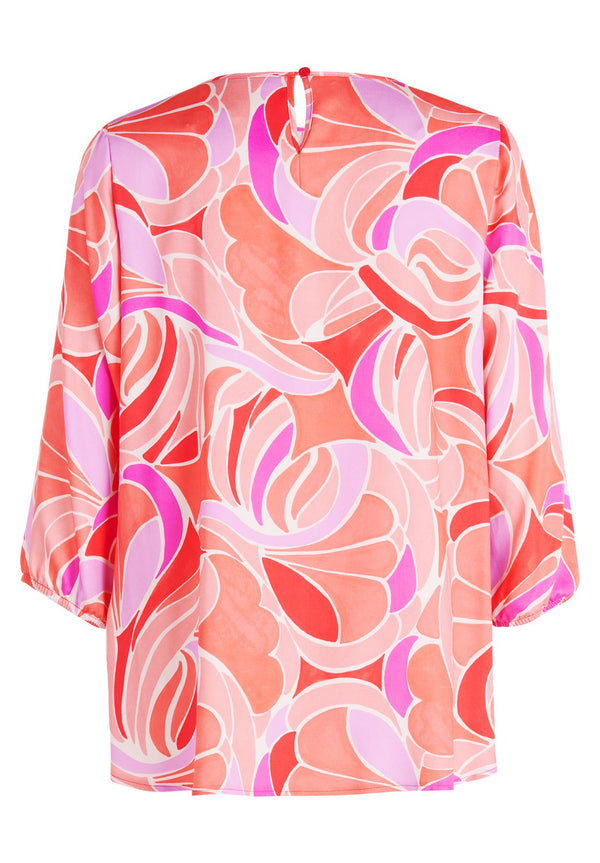 Satin-Bluse