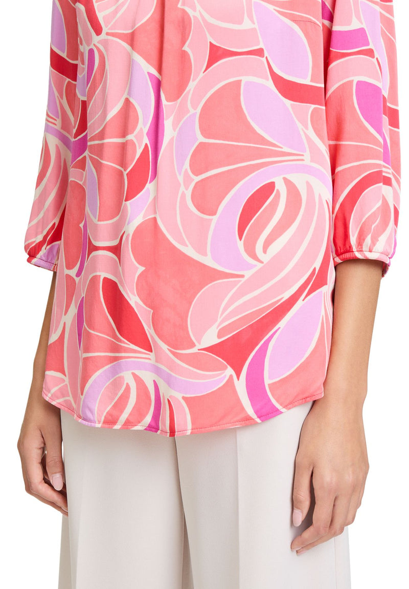 Satin-Bluse
