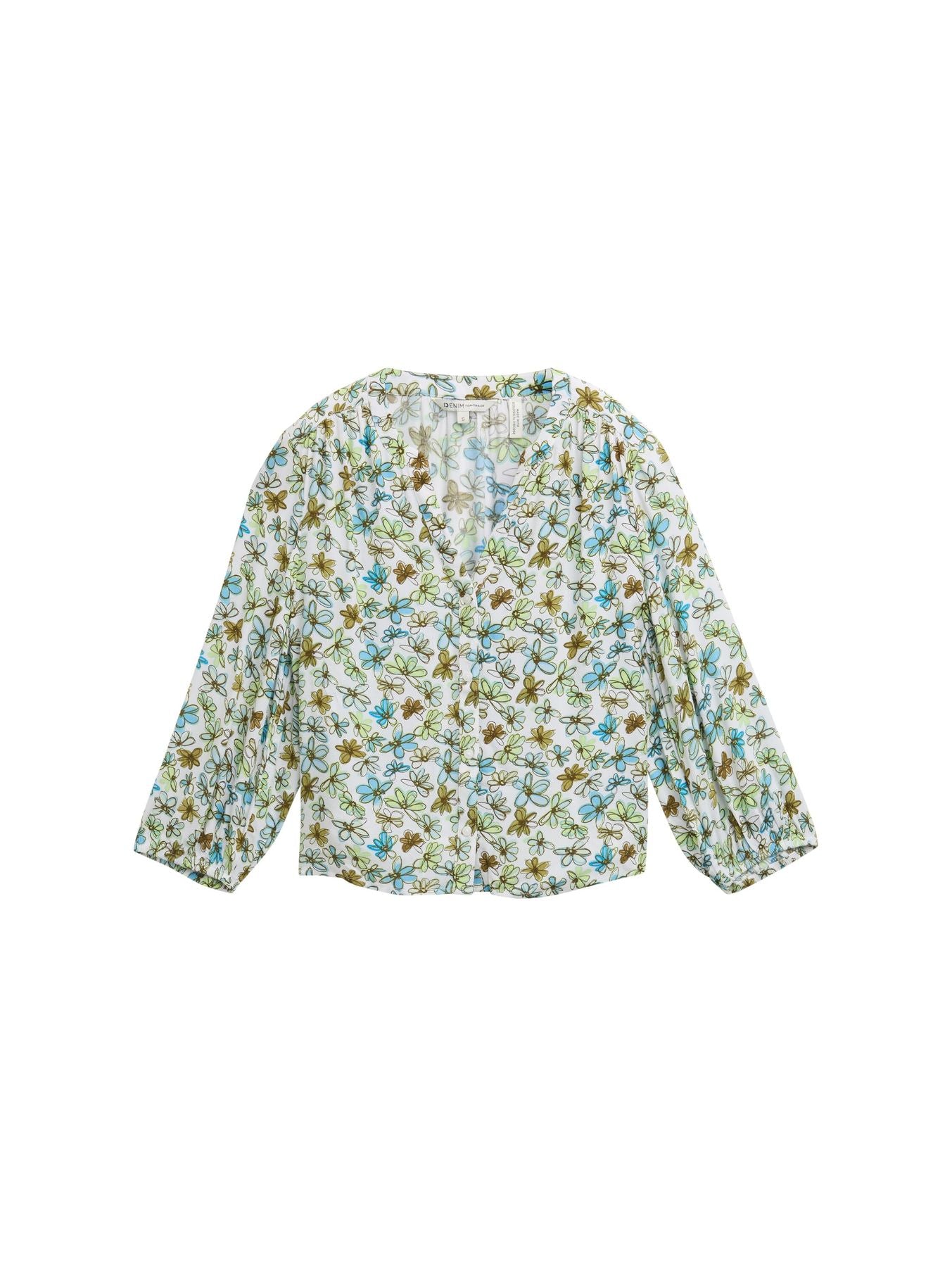 Loose Fit Bluse aus Viskose