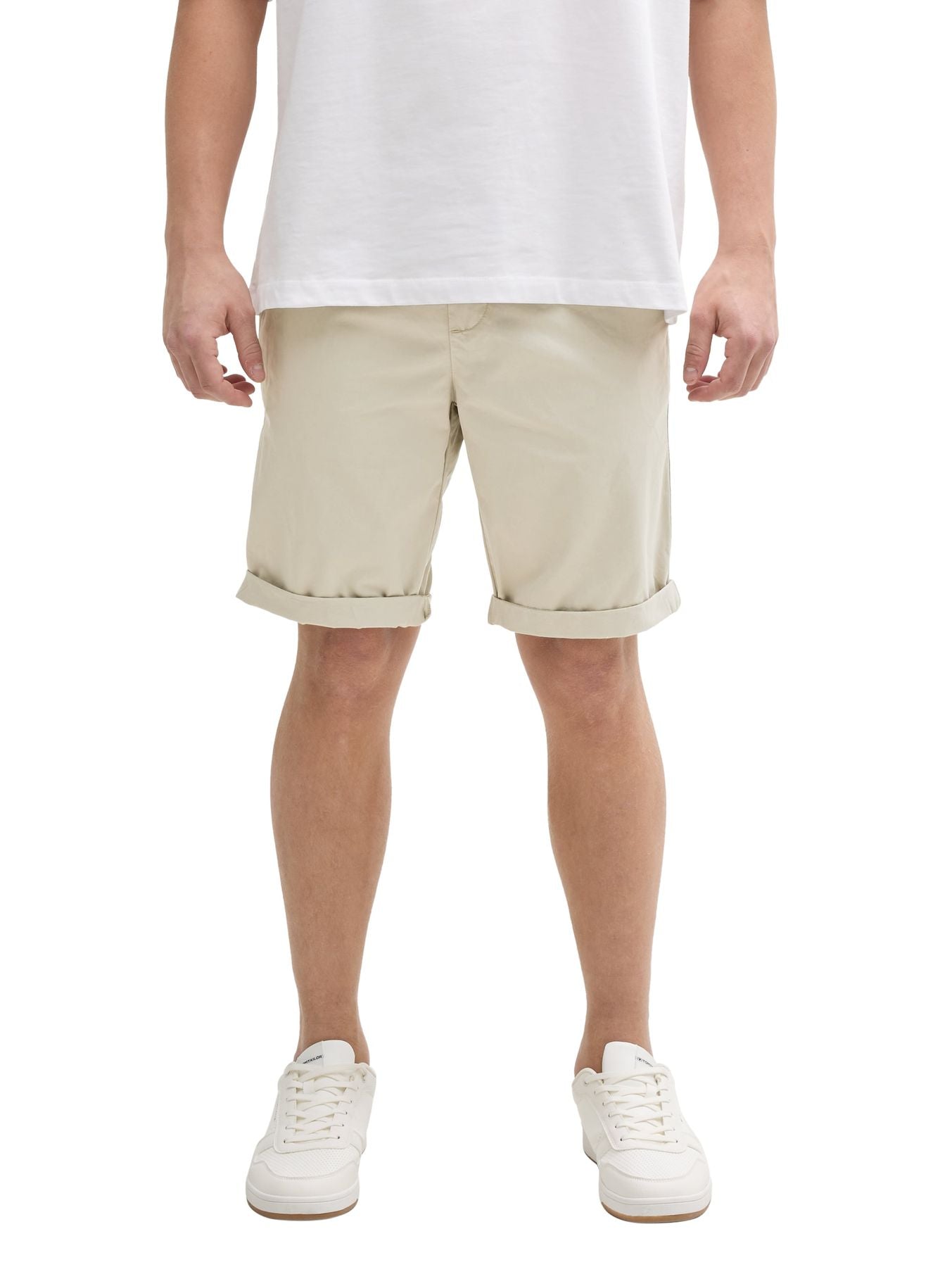 Regular Shorts mit Gummibund aus Baumwolle