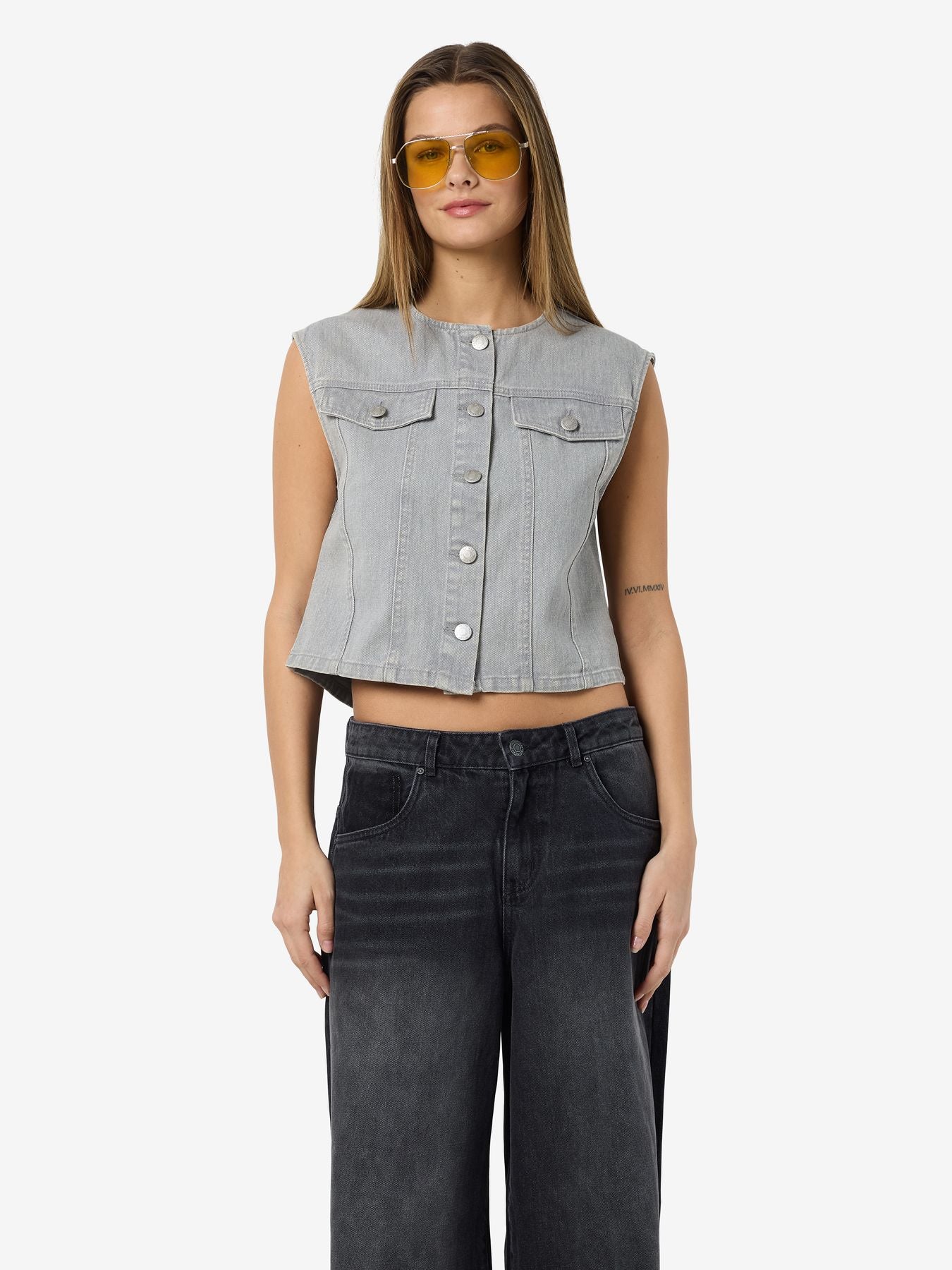 NMSONYA S/L CROP VEST BS012LG