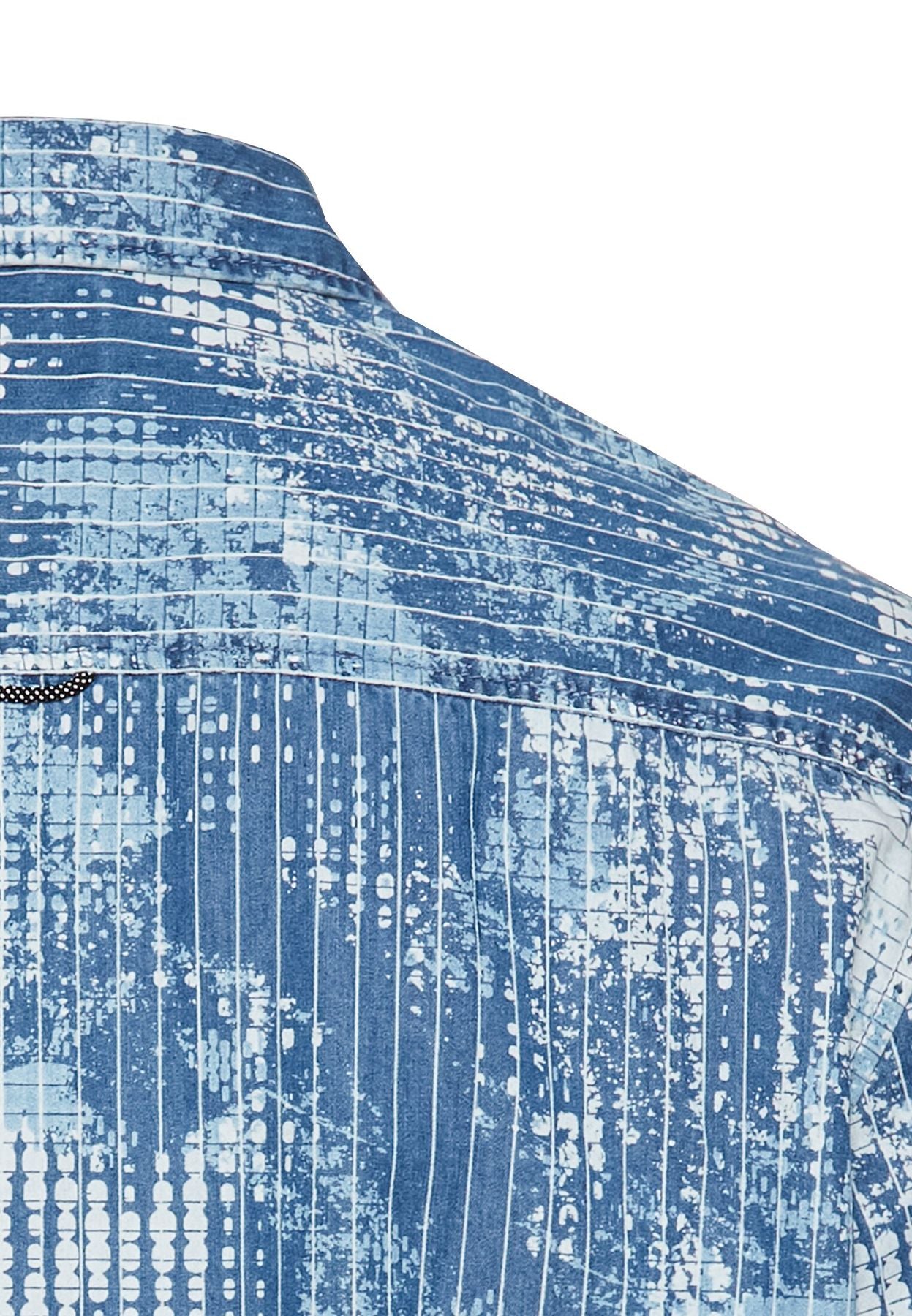 Kurzarmhemd mit Allover-Print