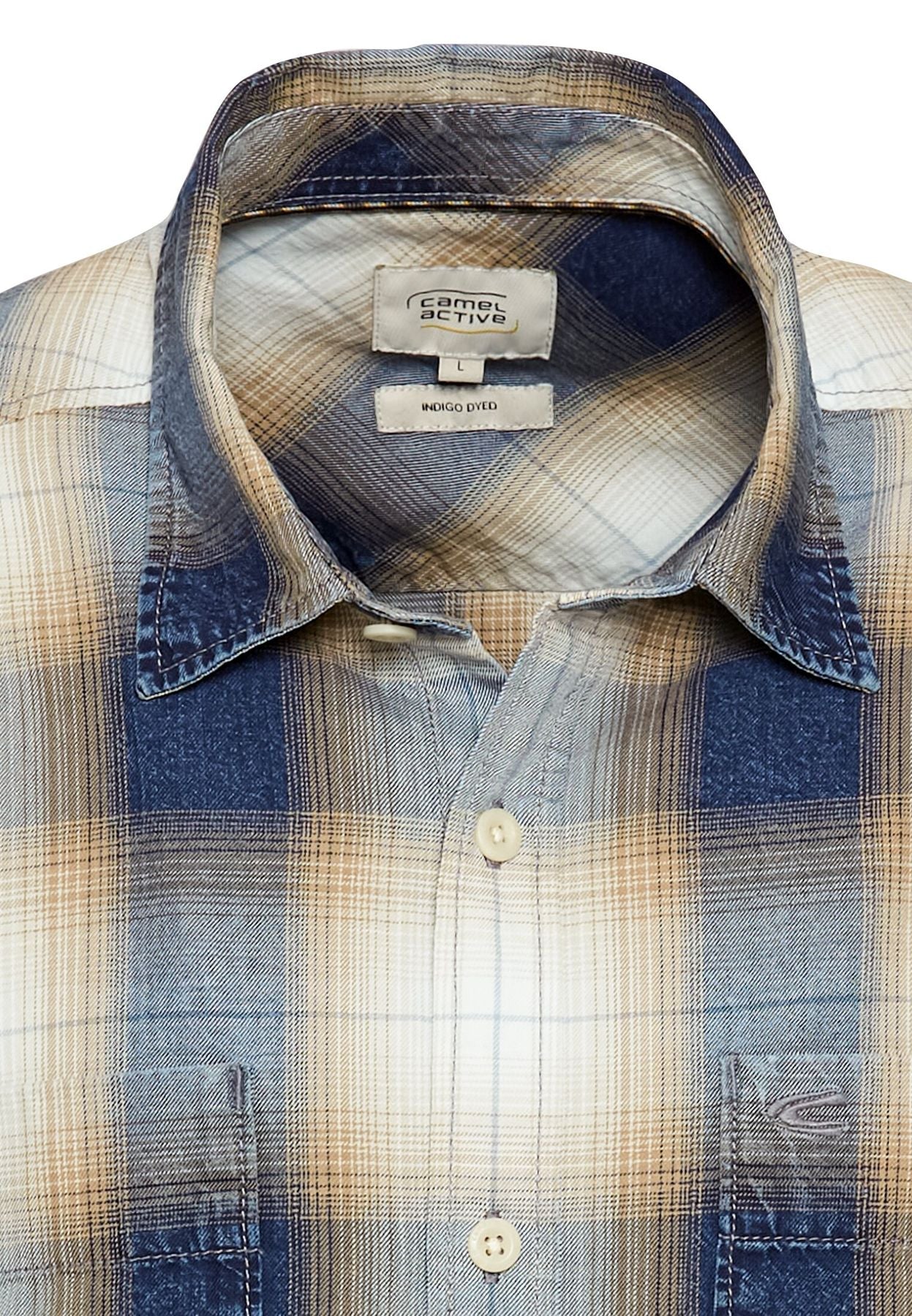 Kurzarmhemd mit Karomuster