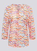Bluse mit Allover-Print