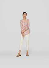 Bluse mit Allover-Print