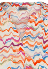 Bluse mit Allover-Print
