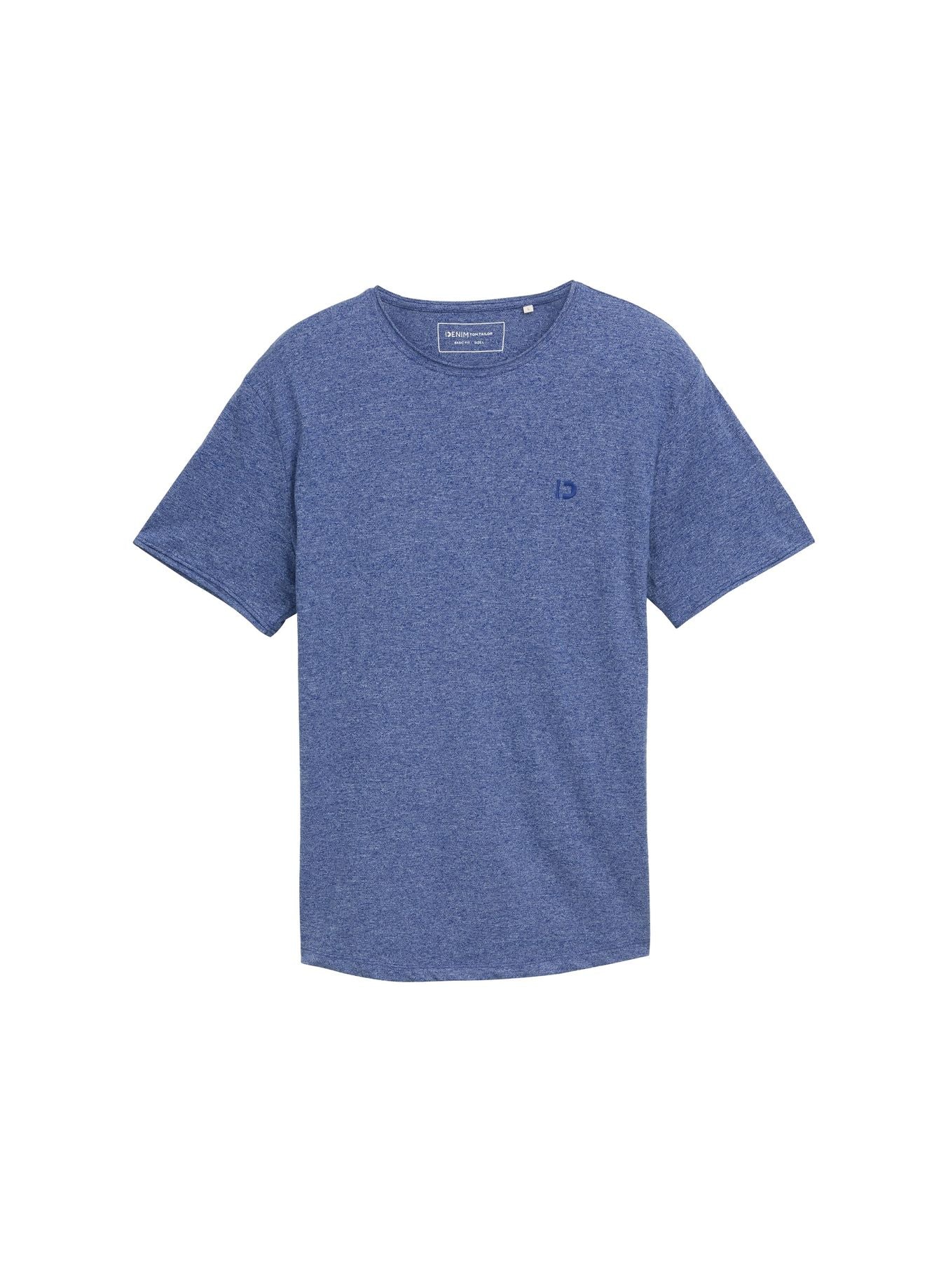 T-Shirt in Melange Optik