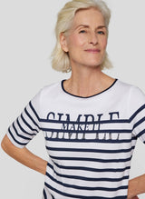 T-Shirt mit dekorativer Strassstein-Optik