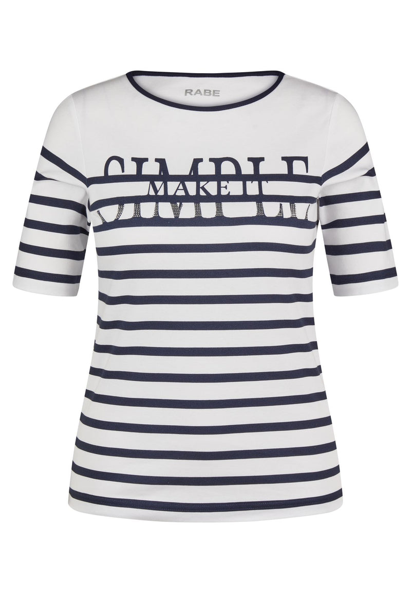T-Shirt mit dekorativer Strassstein-Optik