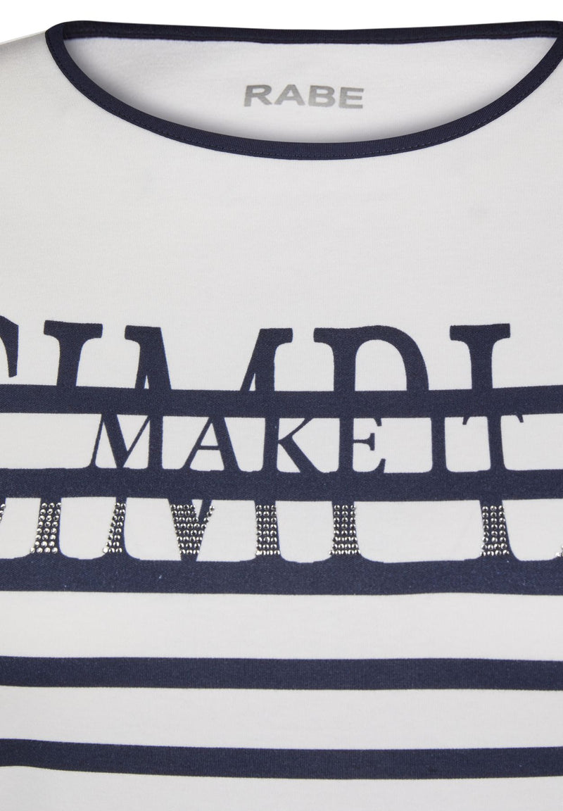 T-Shirt mit dekorativer Strassstein-Optik