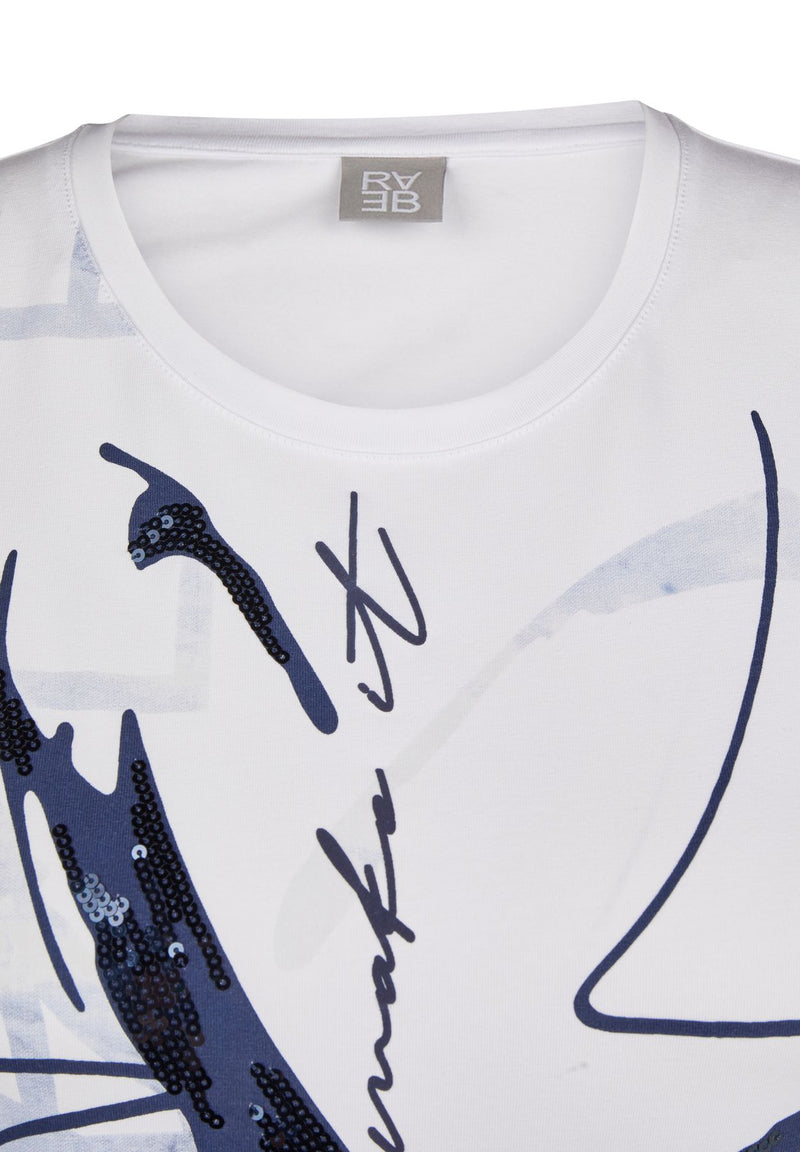 T-Shirt mit künstlerischem Print