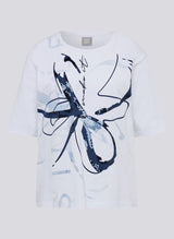 T-Shirt mit künstlerischem Print