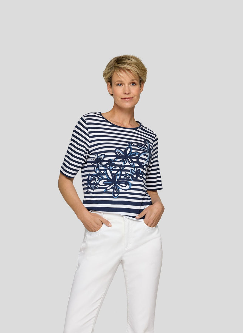 T-Shirt mit halblangen Ärmeln