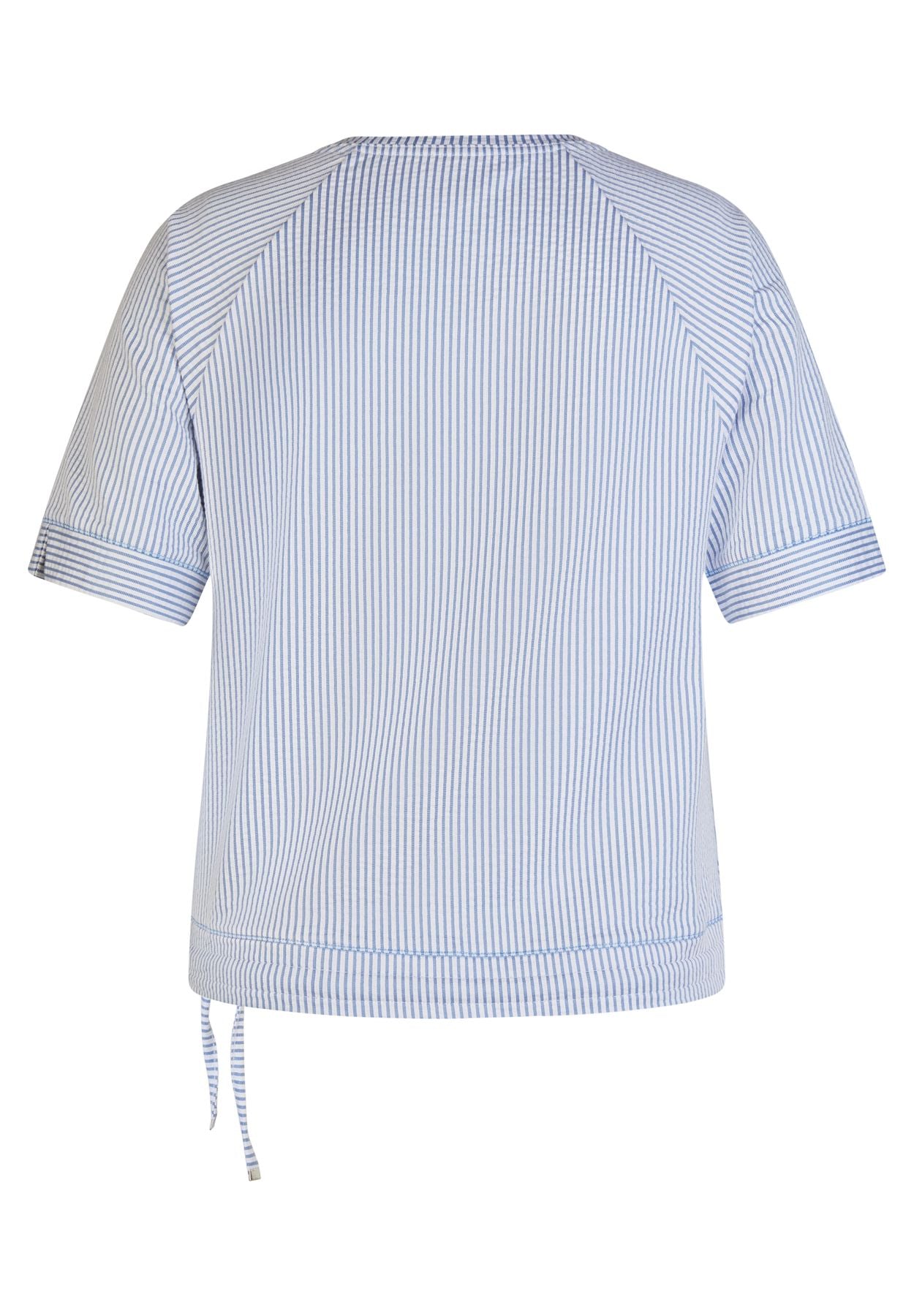 T-Shirt mit Tunnelzug am Saum