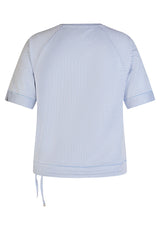 T-Shirt mit Tunnelzug am Saum