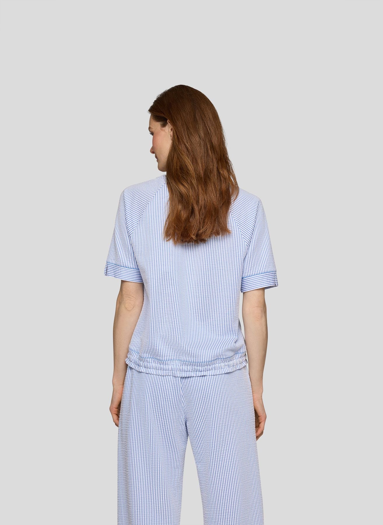 T-Shirt mit Tunnelzug am Saum