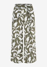 Jersey Culotte mit Blätterprint  Sommer-Kollektion