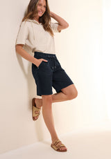 Twill Shorts im Washed-Look