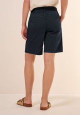 Twill Shorts im Washed-Look
