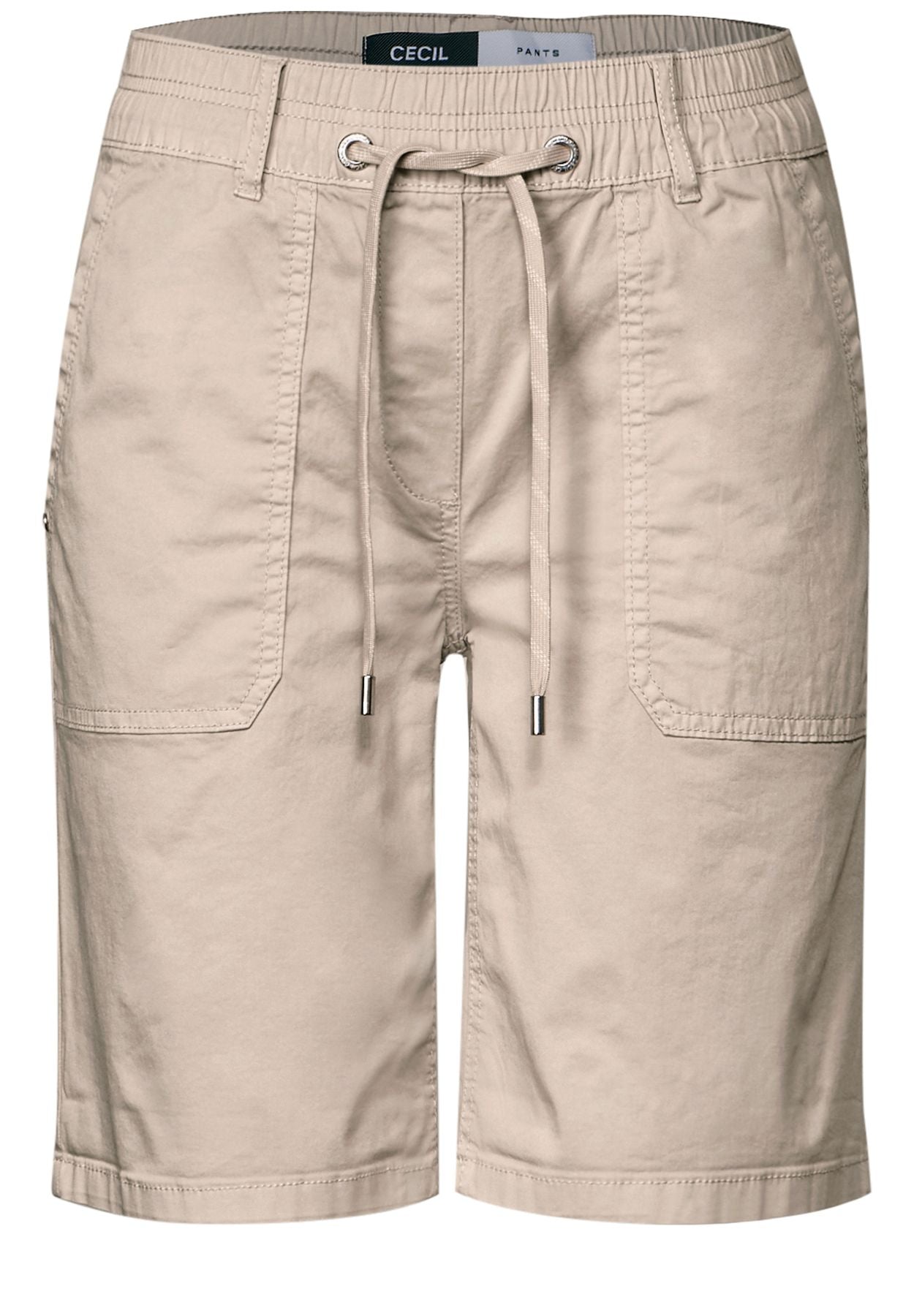 Twill Shorts im Washed-Look