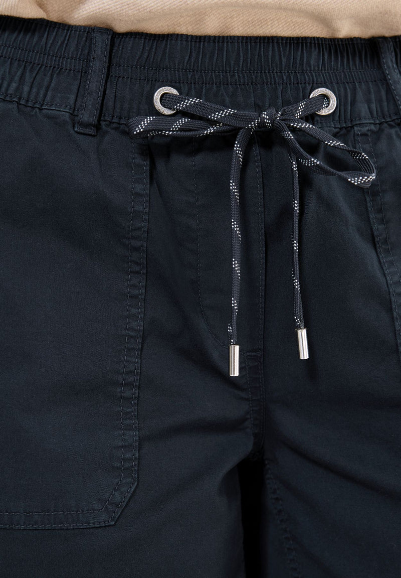 Twill Shorts im Washed-Look