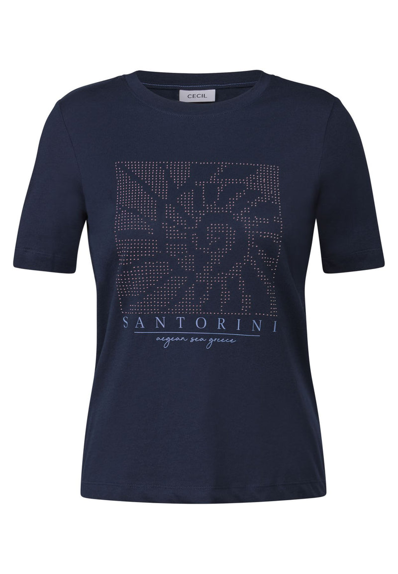 Shirt mit Schmucksteinen
