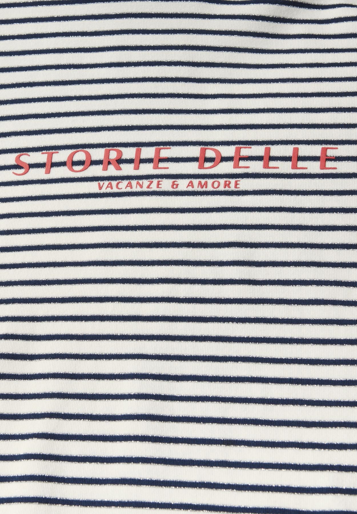 Streifen-Hoodie mit Glitzer