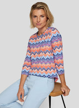 Shirt mit  3/4-Ärmeln
