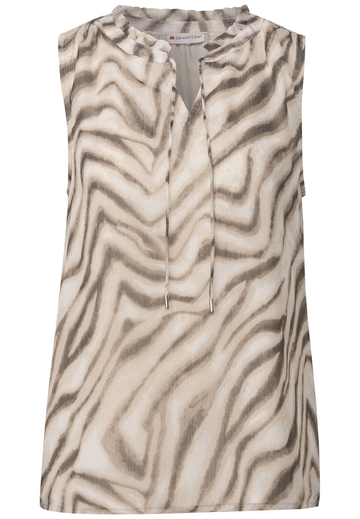 Chiffon Blusentop mit Print