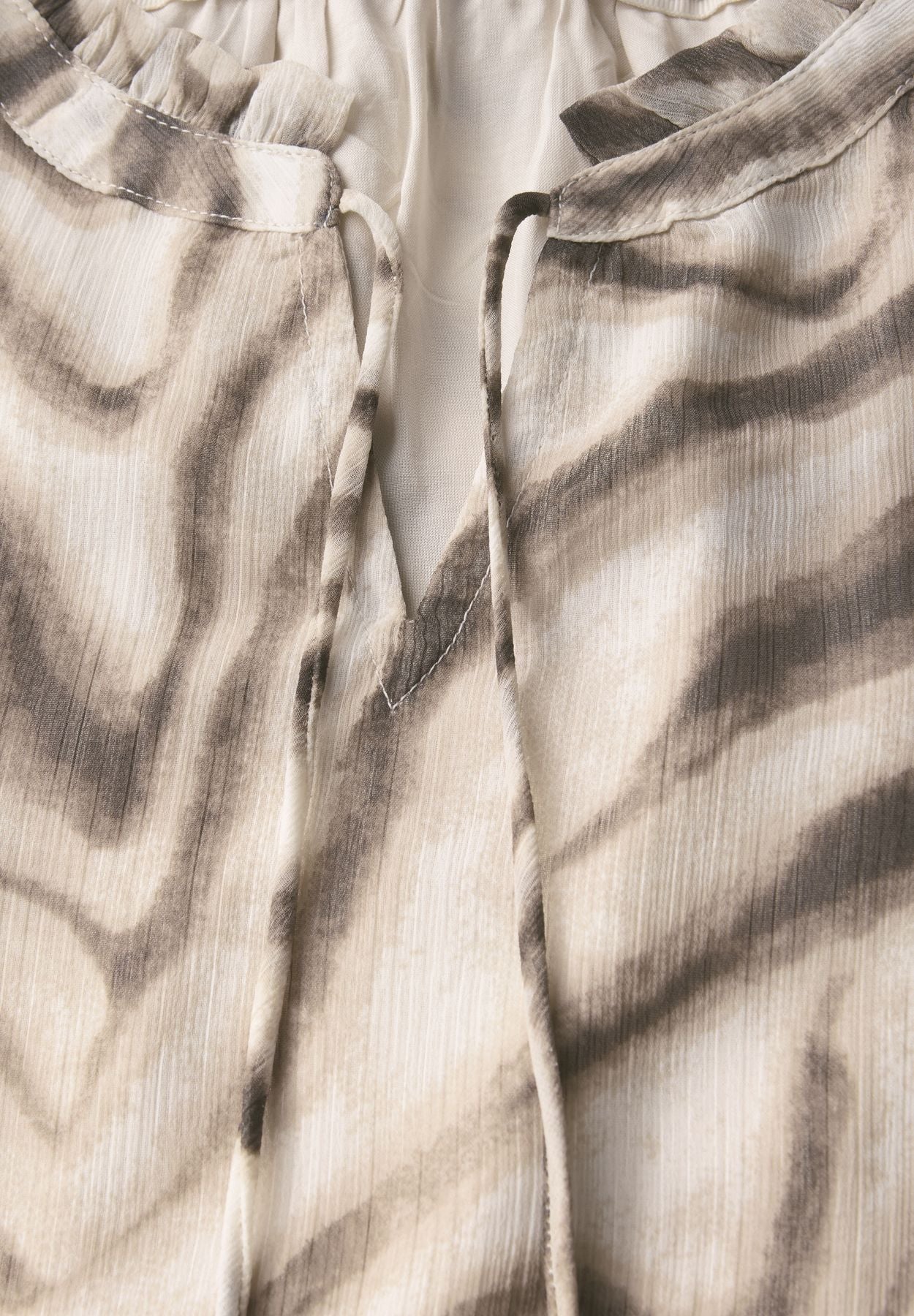 Chiffon Blusentop mit Print