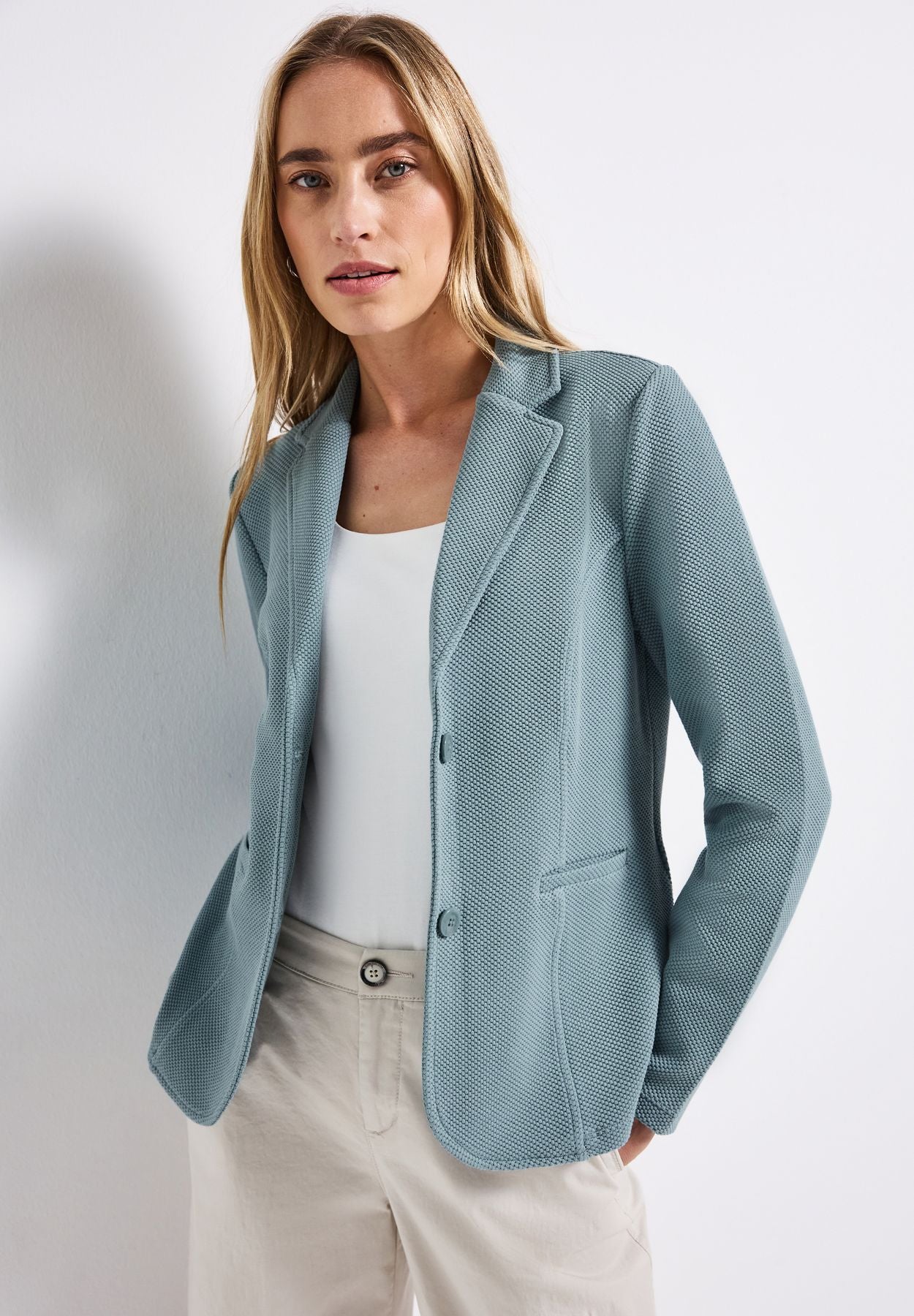 Basic Blazer mit Struktur