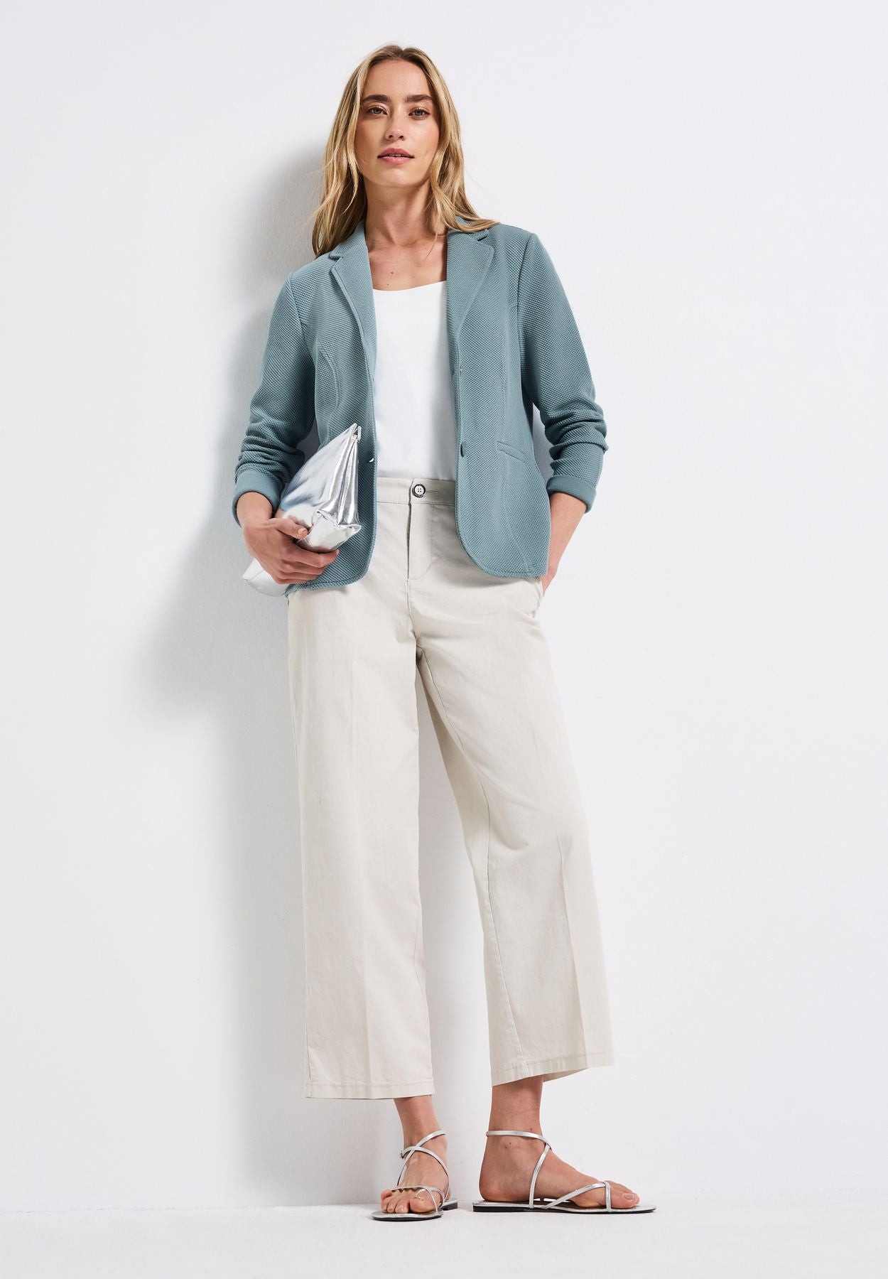 Basic Blazer mit Struktur