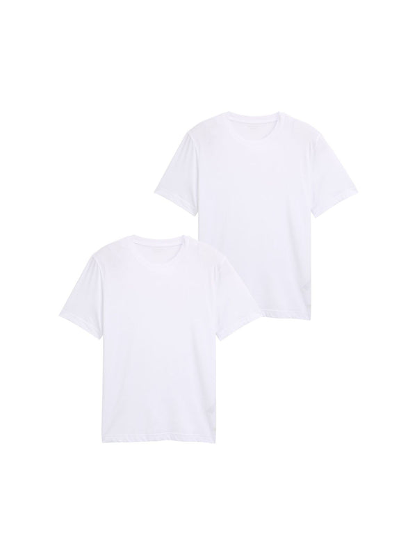 T-Shirts aus Baumwolle im 2er-Pack