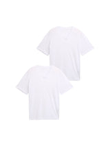 T-Shirts mit V-Ausschnitt im 2er-Pack