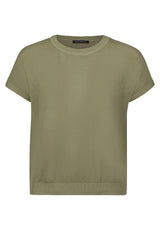 Lochstrick-Pullover