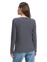 Langarmshirt mit Streifenmuster