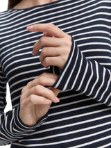 Langarmshirt mit Streifenmuster